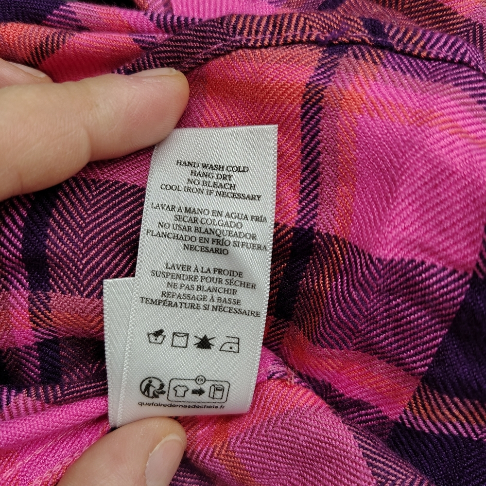 RAILS Hunter Electric Pink Plaid Shirt, M, NWT - Picture 5 of 13